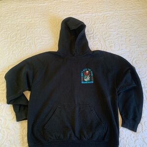 Men's Black Graphic Reaper Hoodie